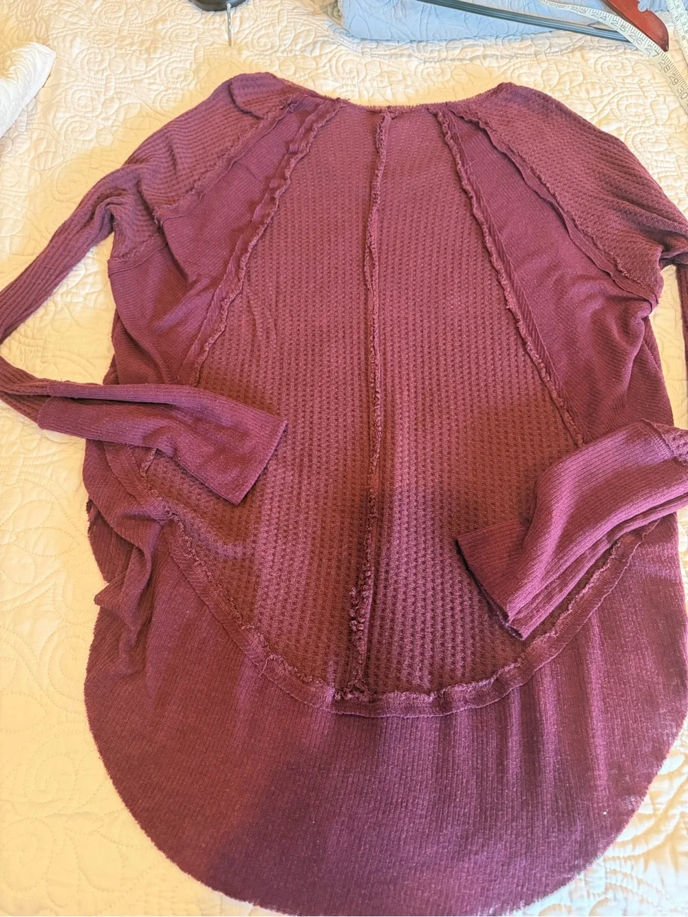 Free People - We The Free Catalina Waffle Knit Top Small - Picture 6 of 11